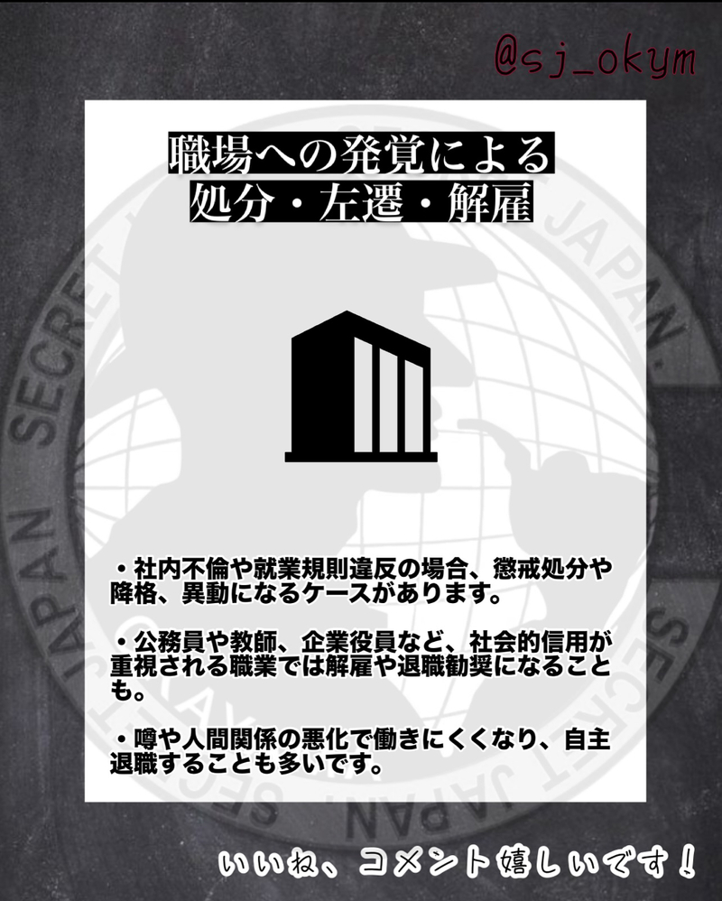 【不倫した配偶者への社会的制裁 】