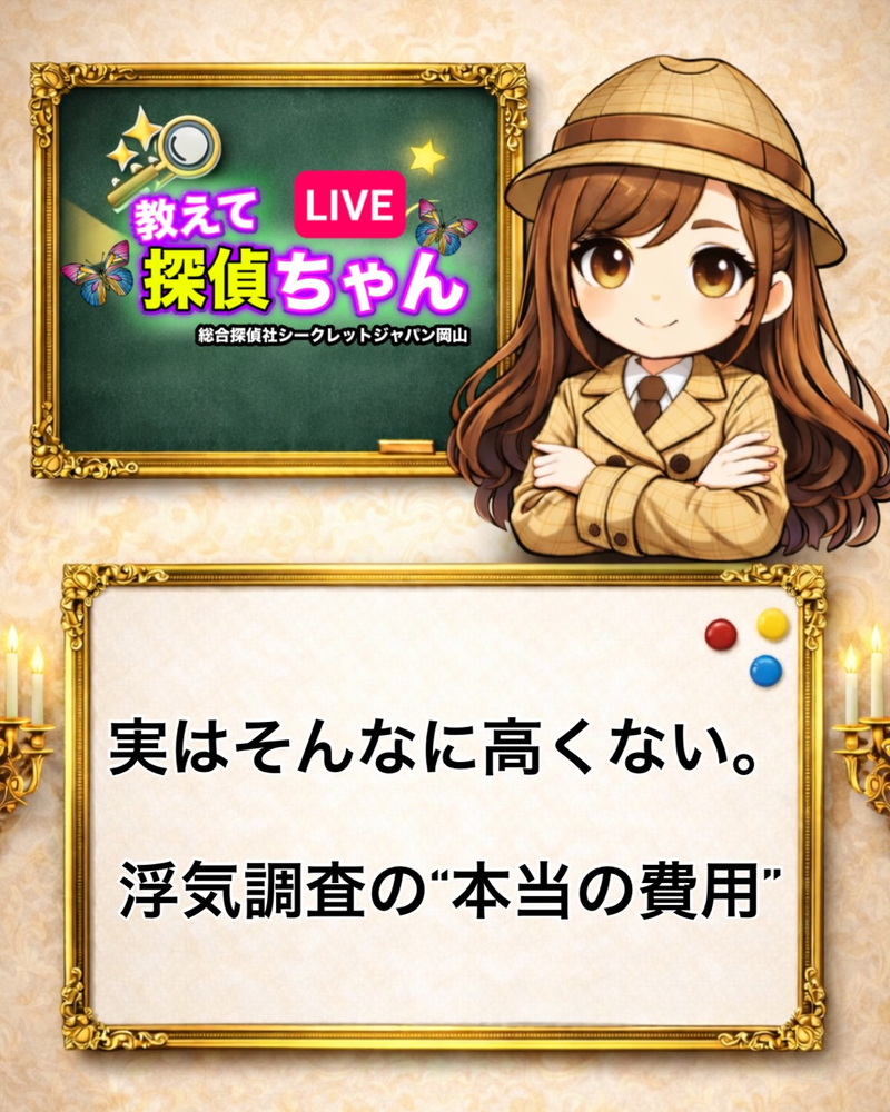 浮気調査は「高額」というイメージを持たれがちです