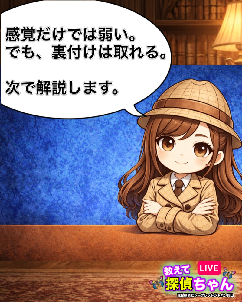 浮気の兆候は、目に見える証拠だけではありません